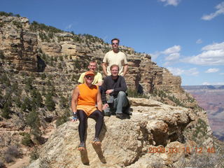 Larry's pictures - Sedona hike - back of Adam's head