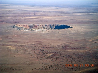 22 6fm. aerial - meteor crater