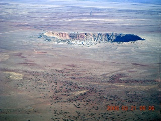 24 6fm. aerial - meteor crater