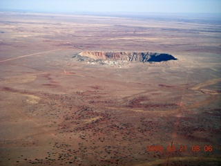 25 6fm. aerial - meteor crater