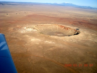 30 6fm. aerial - meteor crater