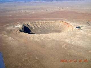 32 6fm. aerial - meteor crater