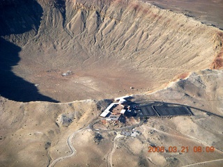 35 6fm. aerial - meteor crater