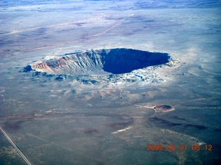 39 6fm. aerial - meteor crater