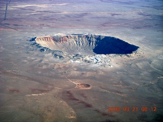 40 6fm. aerial - meteor crater