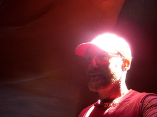 Antelope Canyon - Adam sunlit spotlit