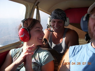Marcelle and Dustin flying in N4372J