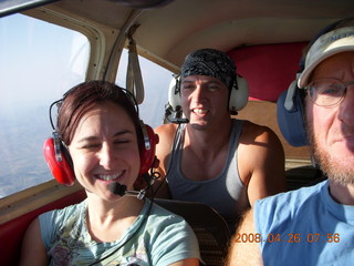9 6gs. Marcelle and Dustin flying in N4372J