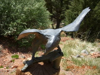 25 6gs. Kathe's eagle sculpture