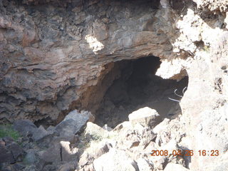 136 6gs. Snow Canyon - Lava Flow trail - cave