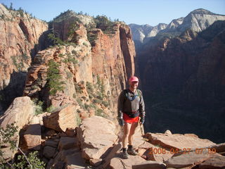 Zion National Park - Angels Landing hike - my shadow