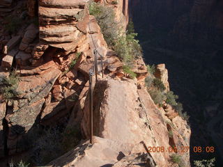 57 6gt. Zion National Park - Angels Landing hike - chains