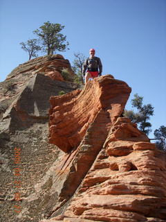 80 6gt. Zion National Park - Angels Landing hike - Adam