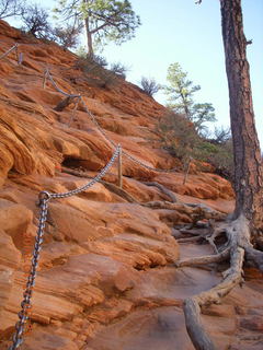 83 6gt. Zion National Park - Angels Landing hike - chains