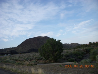 7 6gu. volcano cone from roadway