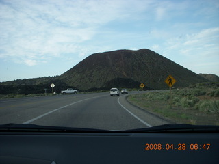 8 6gu. volcano cone from roadway
