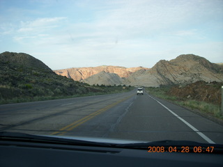 volcano cone from roadway