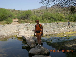 838 6ha. Cave Creek hike, Adam