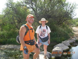 839 6ha. Cave Creek hike, Adam and Beth