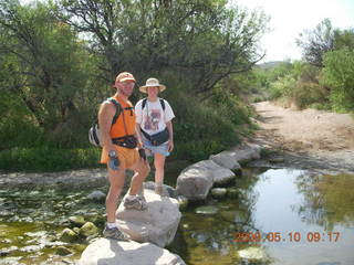 840 6ha. Cave Creek hike, Adam and Beth