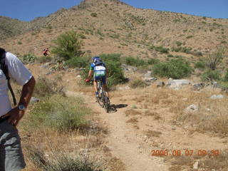 Windgate hike - mountain bikers