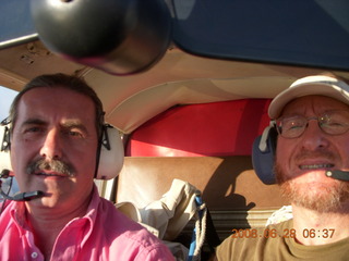 Jay Banna and Adam flying in N4372J