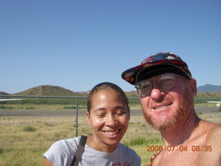 Amina and Adam at Globe Airport (P13)