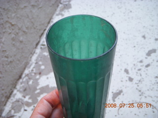 Chinese 'Mand-list' tumbler glas