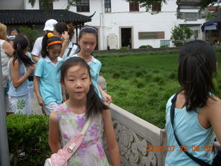 eclipse - Shanghai - Zhu Jia Jiao village - girls joining us for Tai Chi