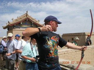 319 6kx. eclipse - Jiayuguan - Great Wall - Adam shooting arrow