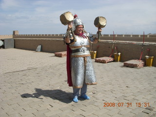 364 6kx. eclipse - Jiayuguan - Great Wall - Wendy in armor