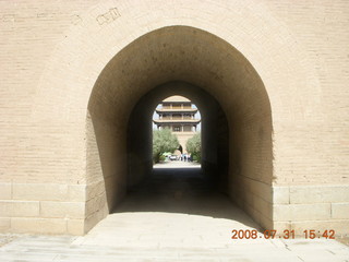 394 6kx. eclipse - Jiayuguan - Great Wall arch