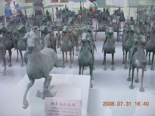 405 6kx. eclipse - Jiayuguan - Great Wall museum model horses