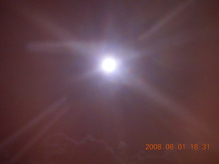 eclipse - Jiayuguan - Gobi Desert - eclipse time on my Qadhafi watch