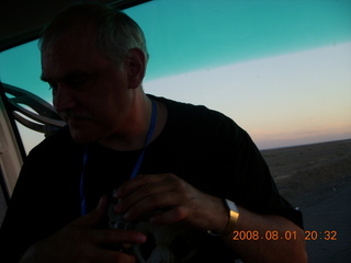 eclipse - Jiayuguan - Gobi Desert - afterward - Malcolm and company