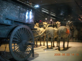 206 6l3. eclipse - Xi'an - Terra Cotta warriors - chariot model in museum