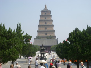 27 6l4. eclipse - Xi'an - Wild Goose Pagoda