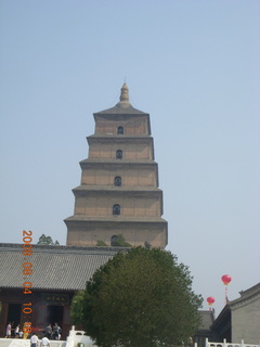 34 6l4. eclipse - Xi'an - Wild Goose Pagoda