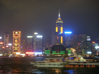 eclipse - Hong Kong - city lights