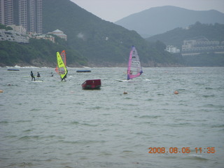 eclipse - Hong Kong - windsurfers