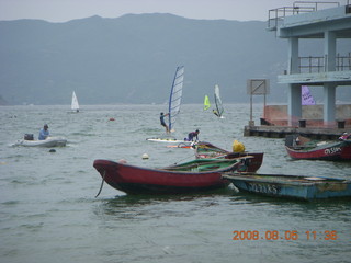 100 6l5. eclipse - Hong Kong - windsurfers