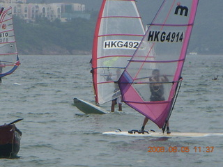 106 6l5. eclipse - Hong Kong - windsurfers