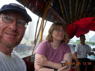 180 6l5. eclipse - Hong Kong - harbor boat ride - Adam and Allison