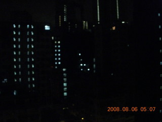 2 6l6. eclipse - Hong Kong - lights from hotel room