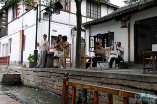 10 6l8. eclipse - China - Gordon - Zhu Jia Jiao fishing village boat ride