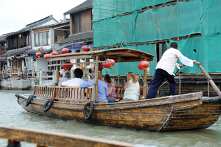 11 6l8. eclipse - China - Gordon - Zhu Jia Jiao fishing village boat ride