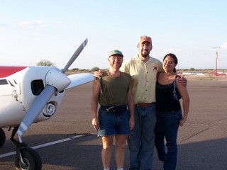 N4372J, Adam, Neal, and Natalie at Eloy (E60)