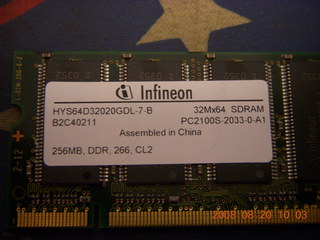 Sony memory chip