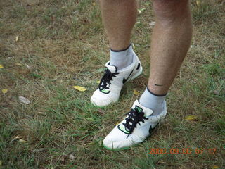 871 6m6. CHS-XC - Curtis Arboretum - Adam in new Nike-Waffle cross-country shoes