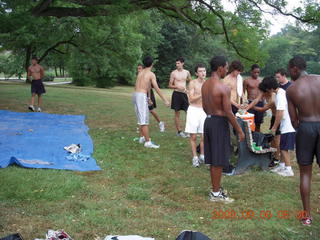 CHS-XC - Curtis Arboretum - warming up